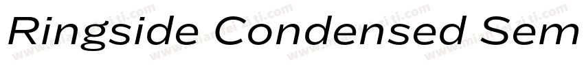Ringside Condensed Semibold Regular字体转换